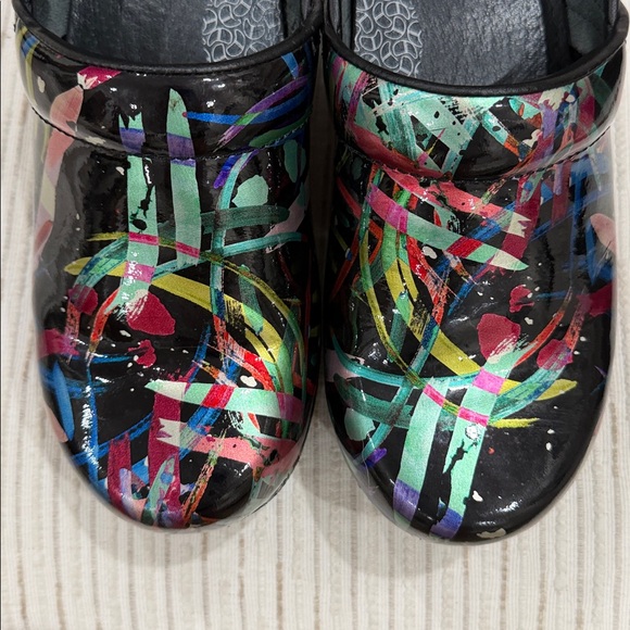 Dansko Colorful Patterned Clogs - Picture 7 of 9